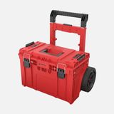 Qbrick System PRIME Cart RED Ultra HD 23cm Arazi Tekerlekli Takım Çantası, Su Geçirmez (IP66), Kırmızı, 37L