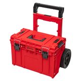 Qbrick System PRIME Cart Red Ultra HD Tekerlekli Takım Çantası 37 L IP66 | IP66 su ve toz geçirmez, 100 kg taşıma kapasiteli, alüminyum teleskopik saplı modüler tekerlekli takım çantası