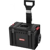 Qbrick System PRO Cart 2.0 Tekerlekli Takım Çantası - 28 L, Alüminyum Teleskopik Saplı, Siyah