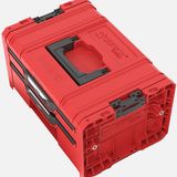Qbrick System PRO Drawer 2 Toolbox 2.0 Expert RED Ultra HD 2 Çekmeceli Takım Çantası, Metal Raylı, Kırmızı