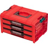Qbrick System Pro Drawer 3 Toolbox 2.0 Expert Red Takım Çantası - 001-Renkli