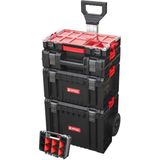 Qbrick System Pro Set 5in1 Tekerlekli Takım Çantası Seti - Cart, Toolbox, Toolcase ve Organizerler - Siyah