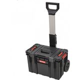 Qbrick System Two Cart Plus Vario Tekerlekli Takım Çantası - 38 L, Teleskopik Saplı, Siyah