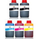 Qc Canon Pfı 102 Kartuş Mürekkebi 5 Renk Pro Serisi 1000ML Mürekkep Seti - Renkli