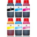 Qc Epson Stylus Photo RX580 Yazıcı Uyumlu Kartuş Mürekkebi PRO 250ml PRO Set-6 Renk - PRO Set - 6 Renk