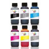 Qc HP Designjet T7100 Yazıcı Uyumlu Mürekkebi PRO Serisi 100 ml PRO Set 6 Renk Kartuş
