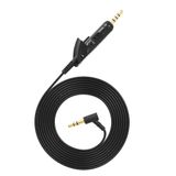 QC15 Kablo Yedek Ses Uzatma Kablosu Bose QuietComfort 15 QC15 Kulaklık (Siyah) ile Uyumlu