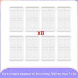 Qcuiil Ecovacs Deebot X8 Pro Omni / X8 Pro Plus / T80 Süpürgesi Için Kanalizasyon Kutusu Filtresi Kanalizasyon Tankı Yedek Parçaları Filtre 8 Adet (Yurt Dışından) - Süpürge Yedek Parçaları