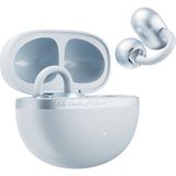 Qcy C50 Crossky Bluetooth Küpe Kulaklık 6.0 Çift Cihaz Çift Mıknatıs 35 Saat Dinleme 4 Mic. Gürültü Azaltma - Mavi
