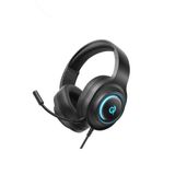 QCY Heroad V200 RGB 7.1 USB Kablolu Gaming Oyuncu Kulaklığı Siyah