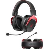 Qcy Heroad VT200 6.0 Gaming Oyuncu Kulaklığı 53 mm - Deri Protein 7.1 Surround 3 Mod 3.5mm, 2.4ghz, Bt - Kırmızı