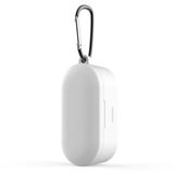 Qcy T1s/t2c Beyaz Bluetooth Kulaklık İçin Silikon Koruma Kılıf+ Anahtarlık