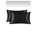 QEAS İpek Saten Yastık Kılıfı 2 Adet 50x70cm 2 Adet Saten Yastık
