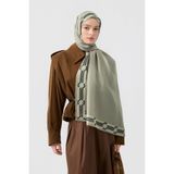 Qef Cotton Twill Şal İnterlock Taş