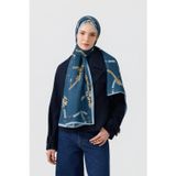 Qef Cotton Twill Şal Linkage İndigo