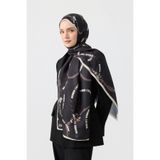 Qef Cotton Twill Şal Linkage Siyah