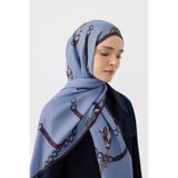 Qef Cotton Twill Şal Linkage Uçuk Mavi