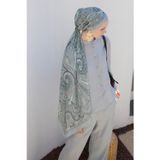 Qef Deluxe Summer Şal Alice Soft Mavi