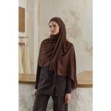 Qef Soft Line Pamuk Şal Acı Kahve