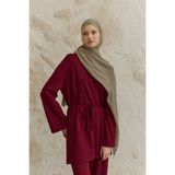 Qef Soft Line Pamuk Şal Bej