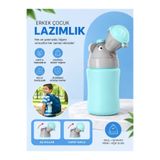 QesQin Taşınabilir, çocuk Lazımlık İdrar Kabı/ Sızdırmaz Kapaklı Pratik Seyahat Tuvaleti