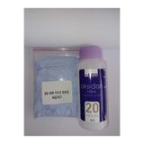 Qf Toz Saç Açıcı 30 gr ve 60 ml 20 Vol Oksidan Krem - MAVİ