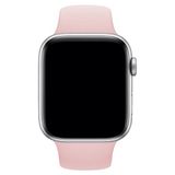 Qfit Apple Watch Uyumlu 42/44 mm Pembe Silikon Spor Kordon