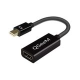 Qgeem Qg-hd10 Mini Display Port To Hdmı To Dönüştürücü Siyah