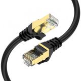 Qgeem QG-OT0601 1 mt Cat6 CU AWG24-7 UTP Siyah Network Kablosu