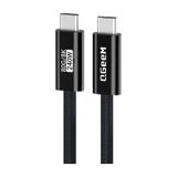 Qgeem Qg05 Type-c To Type-c Usb5 Pd Data Kablosu Ve Çevirici 240w 80gbps 8k 60hz 1.2 Metre Siyah