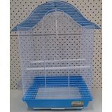 Qh 1218a Kuş Kafesi 34,5x28x54,5 Mavi Kanarya Muhabbet Kuşu İçin