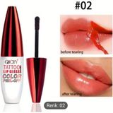 Qıcıy Tattoo Lip Gloss Soyulabilen Ruj - NUDE