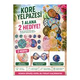 Qifit Katlanabilir Kore Yelpazesi – Çanta Boy Yuvarlak Mini Yelpaze | 1 Alana 2 Hediye | Hafif, Taşınabilir, Karışık Desenli Yazlık Yelpaze