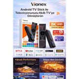 Qifit TV98 ATV Android TV Stick 2GB RAM 16GB ROM 4K WiFi 5G BT5.0 Akıllı TV Çubuğu