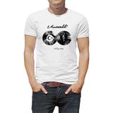 Qivi 10 Kasım Sonsuzluk Baskılı Beyaz Erkek Örme T-shirt