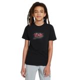 Qivi Ac Dc Awesome Black Ice Fondo Baskılı Unisex Çocuk Siyah Sweatshirt