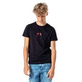 Qivi Akatsuki Anime Baskılı Siyah Unisex Çocuk T-shirt