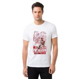 Qivi Allen Iverson Baskılı Beyaz Erkek Örme T-shirt