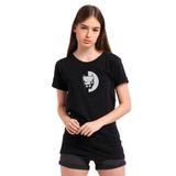 Qivi Amerikan Pit Bull Terrier Amerikan Bully Amerikan Staffordshire Terrier Baskılı Beyaz Kadın Örme T-shirt