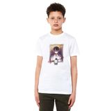 Qivi Anime Tokyo Ghoul Anteiku Baskılı Beyaz Erkek Çocuk T-shirt