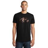 Qivi Anime Uchiha Baskılı Siyah Erkek Örme T-shirt