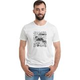 Qivi Arctic Monkeys Songs Baskılı Beyaz Erkek T-shirt
