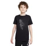 Qivi At Suliet Baskılı Unisex Çocuk Siyah T-shirt