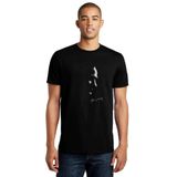 Qivi Atatürk Gazi Mustafa Kemal Baskılı Siyah Erkek Örme T-shirt