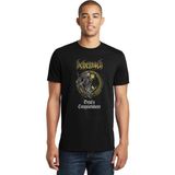 Qivi Behemoth Devil's Conquistadors Baskılı Siyah Erkek Örme T-shirt