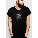 Qivi Black Sabbath Arc Reactor Baskılı Siyah Erkek Örme T-shirt