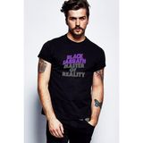 Qivi Black Sabbath Master Of Reality Baskılı Siyah Erkek Örme T-shirt