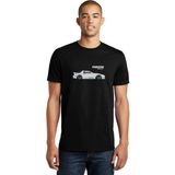 Qivi Bodykit Rx7 Baskılı Siyah Erkek Örme T-shirt
