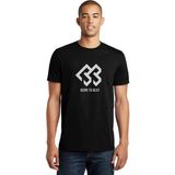 Qivi Born To Beat Baskılı Siyah Erkek Örme T-shirt