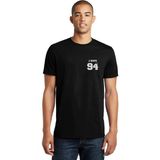 Qivi BTS J Hope 94 Baskılı Siyah Erkek Örme T-shirt